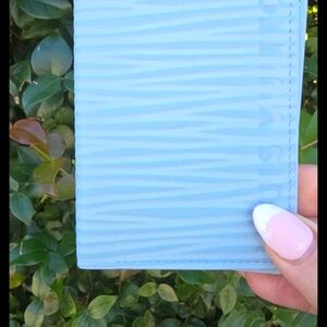 Authentic Louis Vuitton Tyler The Creator Epi Leather Pocket Organizer Sky Blue